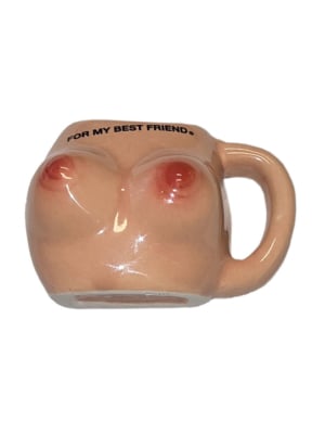 Diablo Picante – breast magnet in ceramic mug “for my best friend”