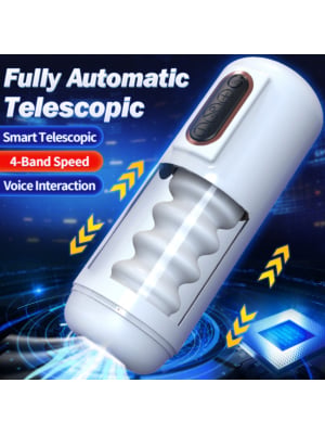 Masturbator Fully AutomaticTelescopic Voice Interaction