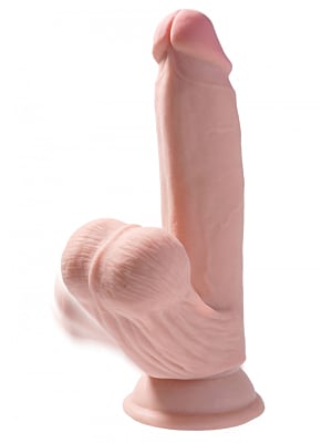 3D Cock Swinging Balls 7 Inch