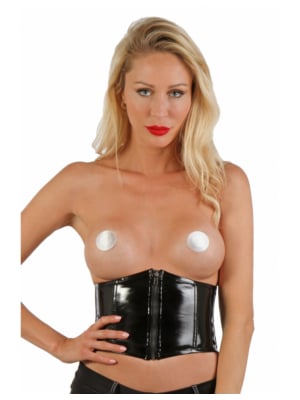 Vinyl waist cincher Black-L