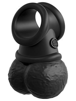 Δαχτυλίδι Πέους The Crown Jewels Weighted Swinging Balls Cock Ring με Όρχεις - Pipedream 