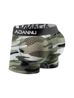 Sexy Mens Padded Underwear Mesh Boxer Buttocks Lifter Enlarge Butt Push Up