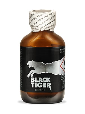 Leather Cleaner Poppers Black Tiger Silver 24ml