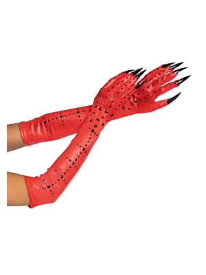 Leg Avenue - Rhinestone demon claw gloves