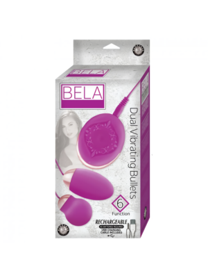 Nasstoys Bela Dual Δονούμενες μπίλιες μοβ