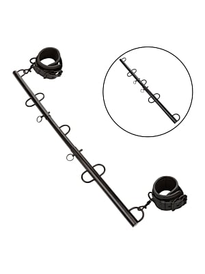 CalExotics Spreader Bar with Cuffs - Black