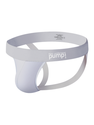 Pump Men's Sexy Cotton  Jockstrap Gray