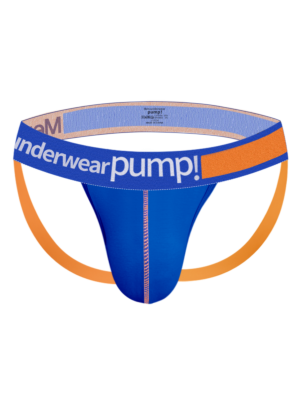 Cotton Mens Fetish Jockstrap Blue -M