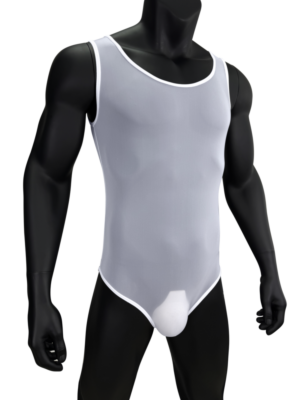 Mens Bodysuit White-S