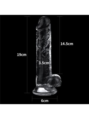 Lovetoy 7.5'' Flawless Clear Dildo