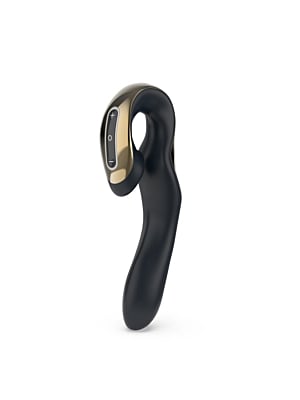 Zini Roae SE Three-way Pleasure Vibrator Black Gold – main product view