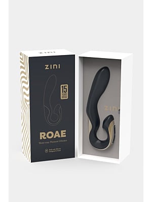 Zini Roae SE Three-way Pleasure Vibrator Black Gold