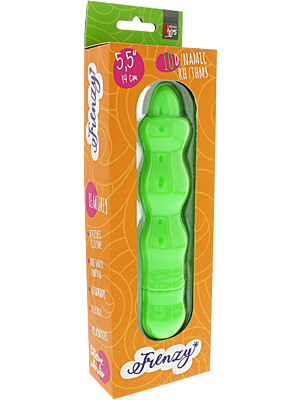 Δονητής Σιλικόνης Frenzy Vibrator με 10 Δυναμικούς Ρυθμούς (Πράσινος) - Dream Toys