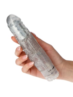 Vibrator jammy jelly glitter crushy clear