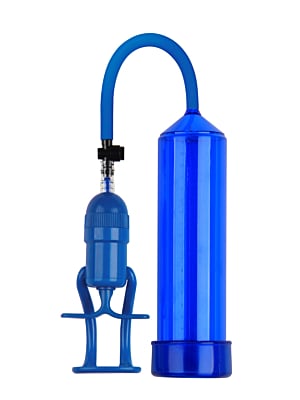 Developer Pump - finger touch blue