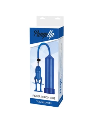Developer Pump - finger touch blue