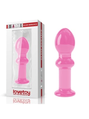 4.5" Glass Romance Pink GS14