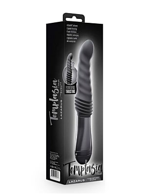 TEMPTASIA LAZARUS THRUSTING DILDO BLACK