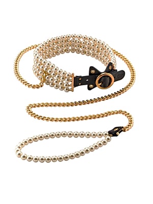Guilty Pleasure Luminous Pearl Leash and Collar