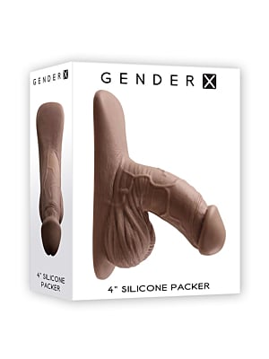 GENDER X 4" SILICONE PACKER DARK