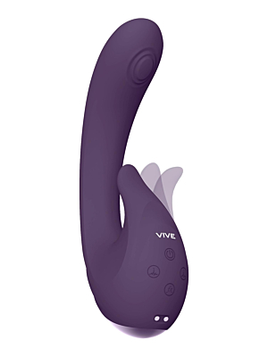 Vive Miki Pulse Wave & Flickering G-Spot Vibrator – Purple