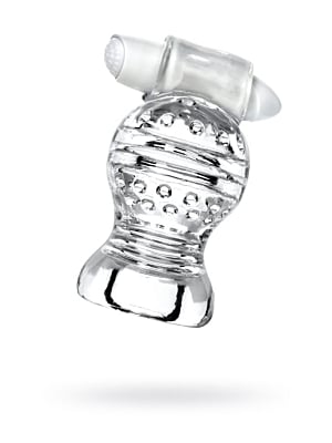 Lingam Shakti Vibrating Masturbator – Transparent