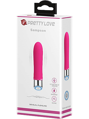 Ρόζ δονητής Sampson- Pretty Love- 12,5cm