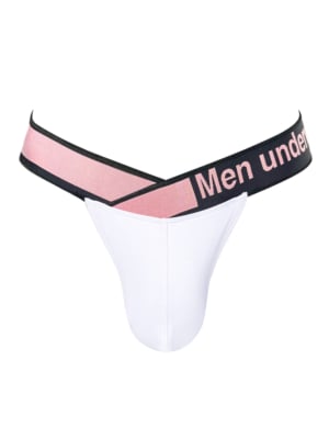 Sexy Cotton Jockstrap for Men White