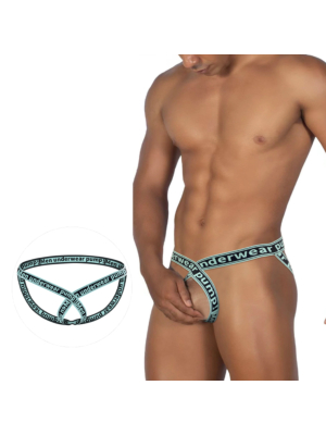 Sexy Underwear Men Jockstrap Blue