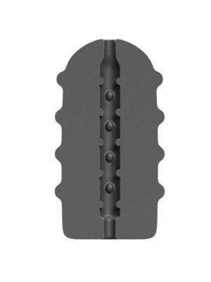 All Black - Bumpy Ribbed Hand Stroker
