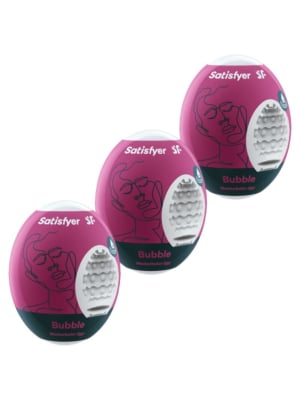 Satisfyer Masturbator Egg Bubble 3pcs