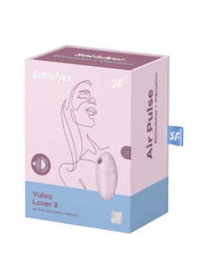 Satisfyer Vulva Lover 3 Air Pulse Stimulator & Vibrator Pink