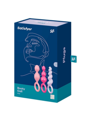 Πολύχρωμο Σετ Πρωκτικών Σφηνών Satisfyer Booty Call
