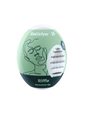 Satisfyer Masturbator Egg Single Riffle