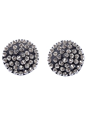 Bad Kitty Nipple Stickers with Spikes – Black