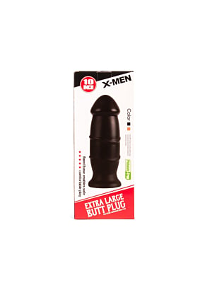 X-MEN 10 inch Butt Plug Black