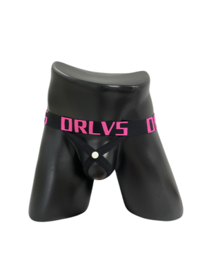 Mens Briefs Underwear Thong Underwear T-back Cotton Thongs Stretchy Waist Fuchsia