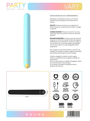 VARY BLUE USB VIBRATOR