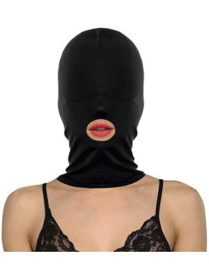 Bdsm 1 Hole Fetish Hood Black
