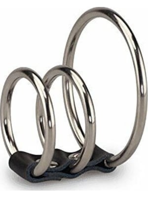 Cock Ring Τριπλό Ατσάλι