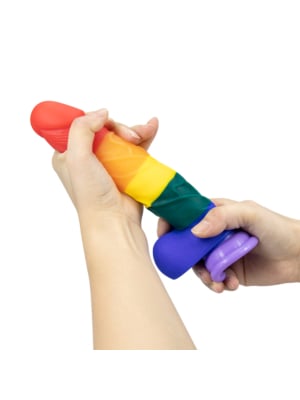 Dildo Realist Rainbow Silicon