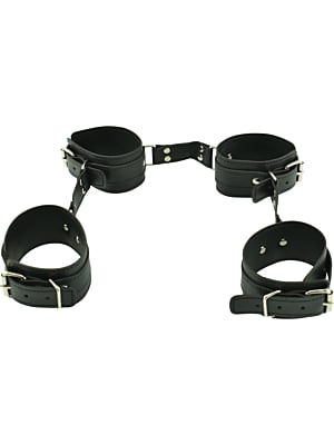 Bondage Δέστρες Χεριών και Ποδιών - Μαύρες