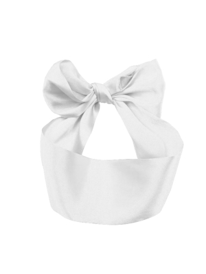 Multifunctional Satin Ribbon White 150 cm Mokko Toys