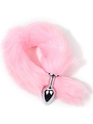  Butt Plug with Long Tail - Wild Games Anal Plug Pink