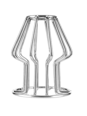 Hollow Small Tunnel Anal Plug Metal