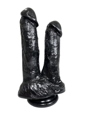 Dildo Double Realistic Black
