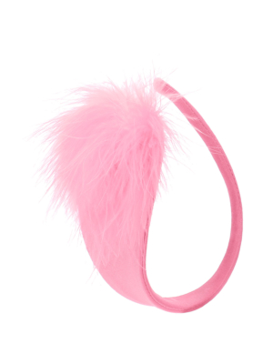 Strapless Puff Bikini, Pink, S-L
