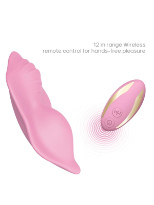 Φορετός Δονητής Κλειτορίδας Whisper Panty Vibrator με Τηλεχειρισμό - Ροζ - Γυναικείος Δονητής Εσωρούχων