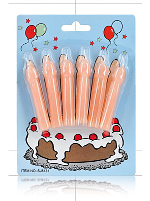 Birthday party candles dicks