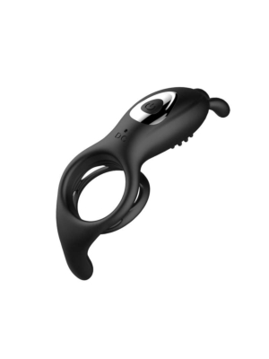 Vibrating Rabbit Cock Ring with Remote Control - Επαναφορτιζόμενο Δονούμενο Δαχτυλίδι Πέους